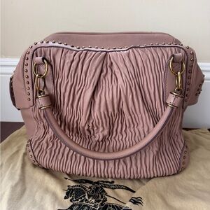 Burberry Nude Pink Studded Handbag